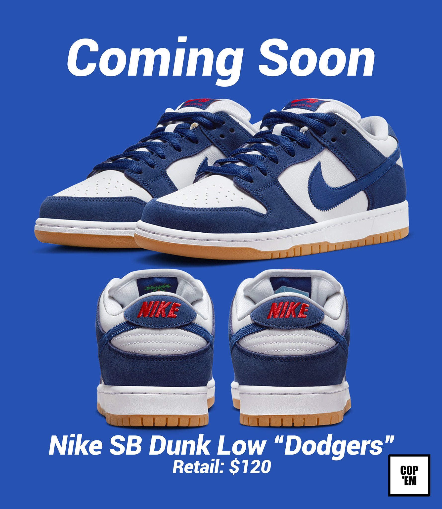 Nike SB Dunk Low Dodgers Release Info