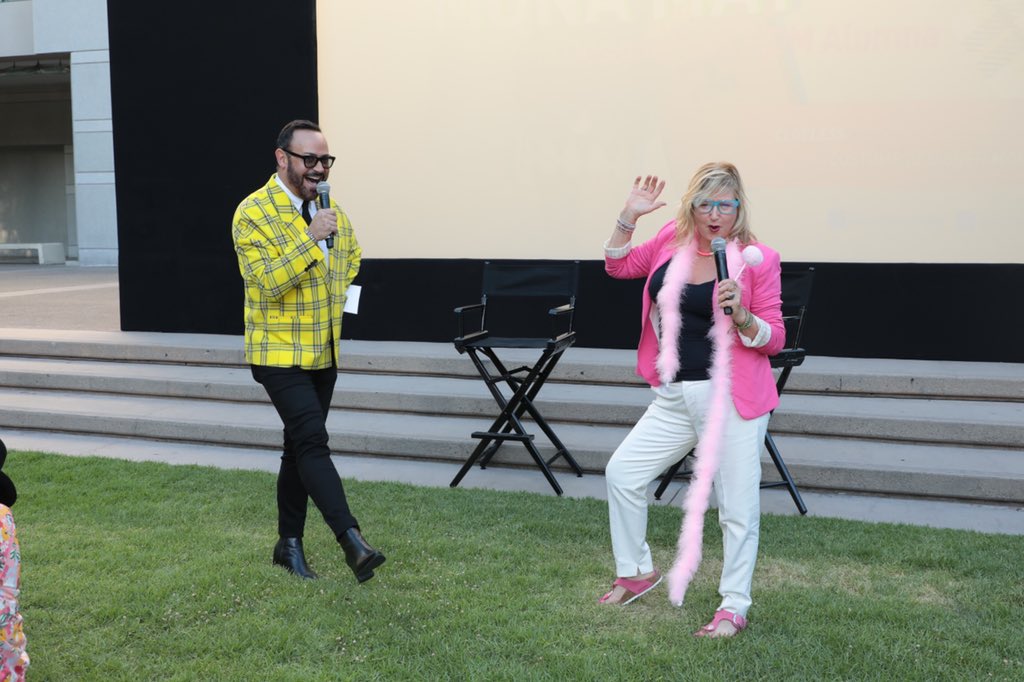 SentryxHQ's tweet image. A FABULOUS TIME ➡️ Moderating the very special Q &amp;amp; A with Costume Designer @monamaydesign 💖 As part of the “Clueless” Film Screening Night at the Park @FIDM Event #GrandHopePark #FIDMTotallyBuggin
