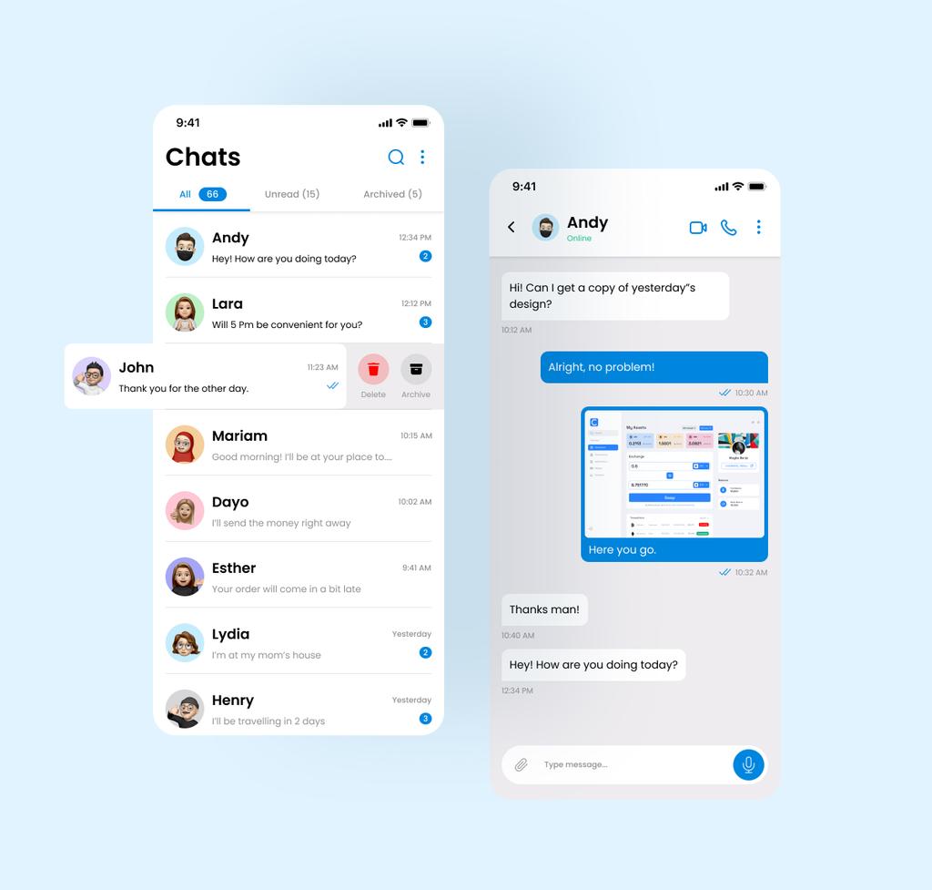 Day 10

Task Title: Chat User Interface Of A Mobile App

Challenge host: @ifekitanpr

Your reviews will be appreciated🙏

@stephanieorkuma @Mannyficient @TheRuqayyah

#30daysUIChallenge
#uiuxdesign