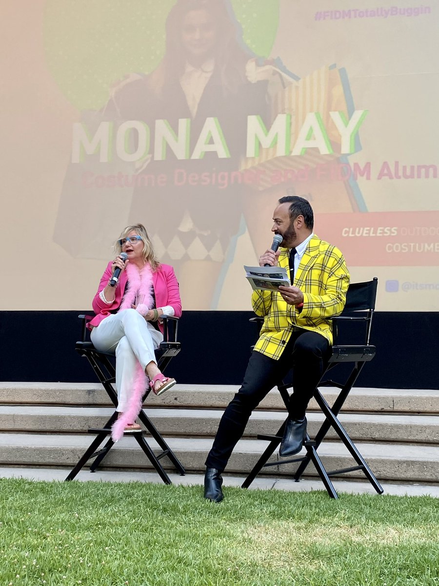 SentryxHQ's tweet image. Behind The Scenes 📸 From my Q &amp;amp; A with Costume Designer @monamaydesign 💖 At the “Clueless” Film Screening Night at the Park @FIDM Event #FIDMTotallyBuggin