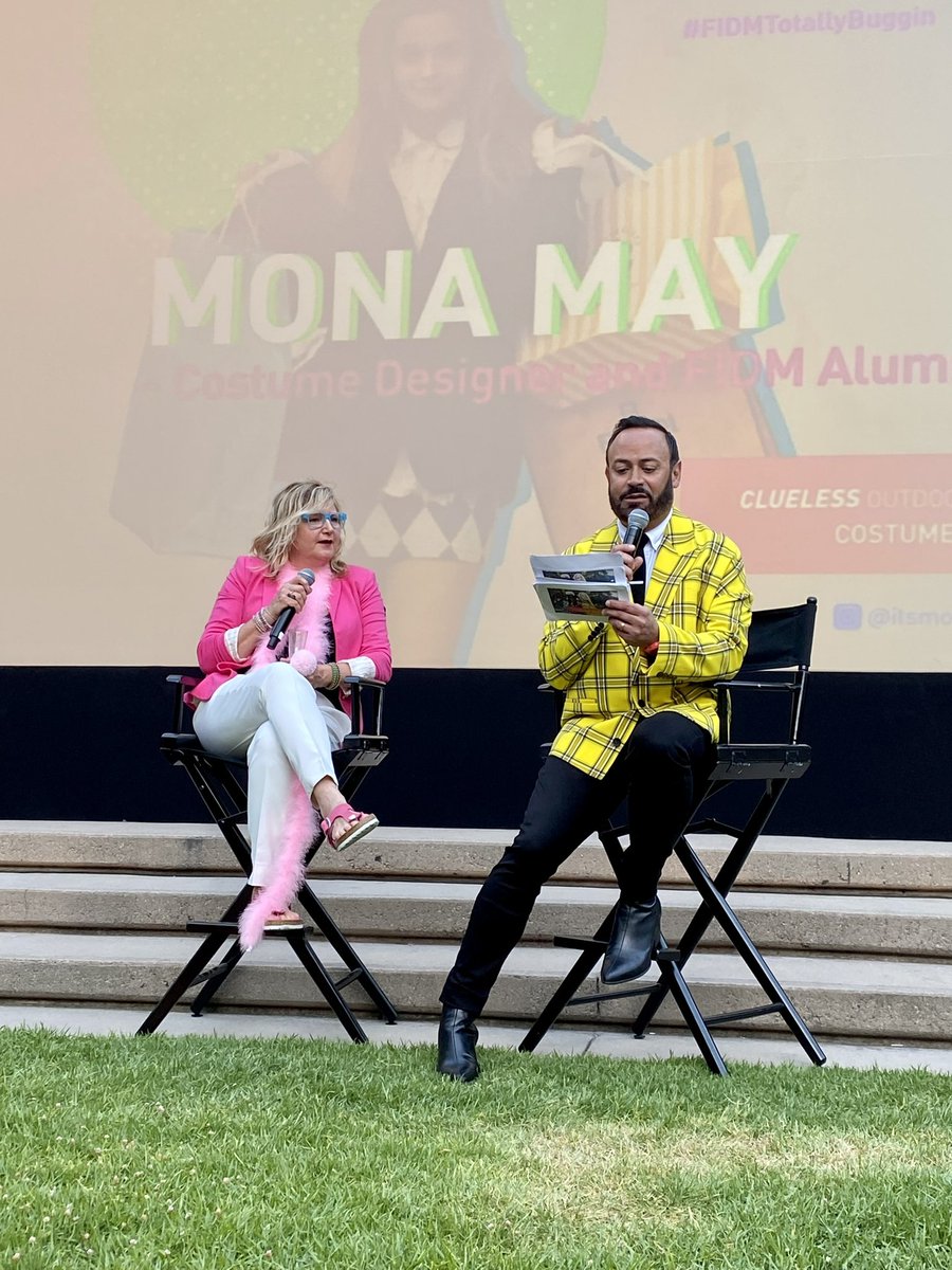 SentryxHQ's tweet image. Behind The Scenes 📸 From my Q &amp;amp; A with Costume Designer @monamaydesign 💖 At the “Clueless” Film Screening Night at the Park @FIDM Event #FIDMTotallyBuggin