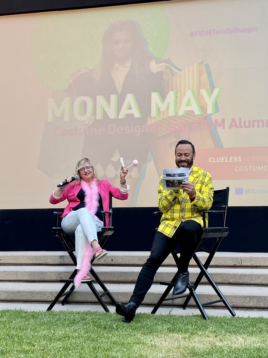 SentryxHQ's tweet image. Behind The Scenes 📸 From my Q &amp;amp; A with Costume Designer @monamaydesign 💖 At the “Clueless” Film Screening Night at the Park @FIDM Event #FIDMTotallyBuggin