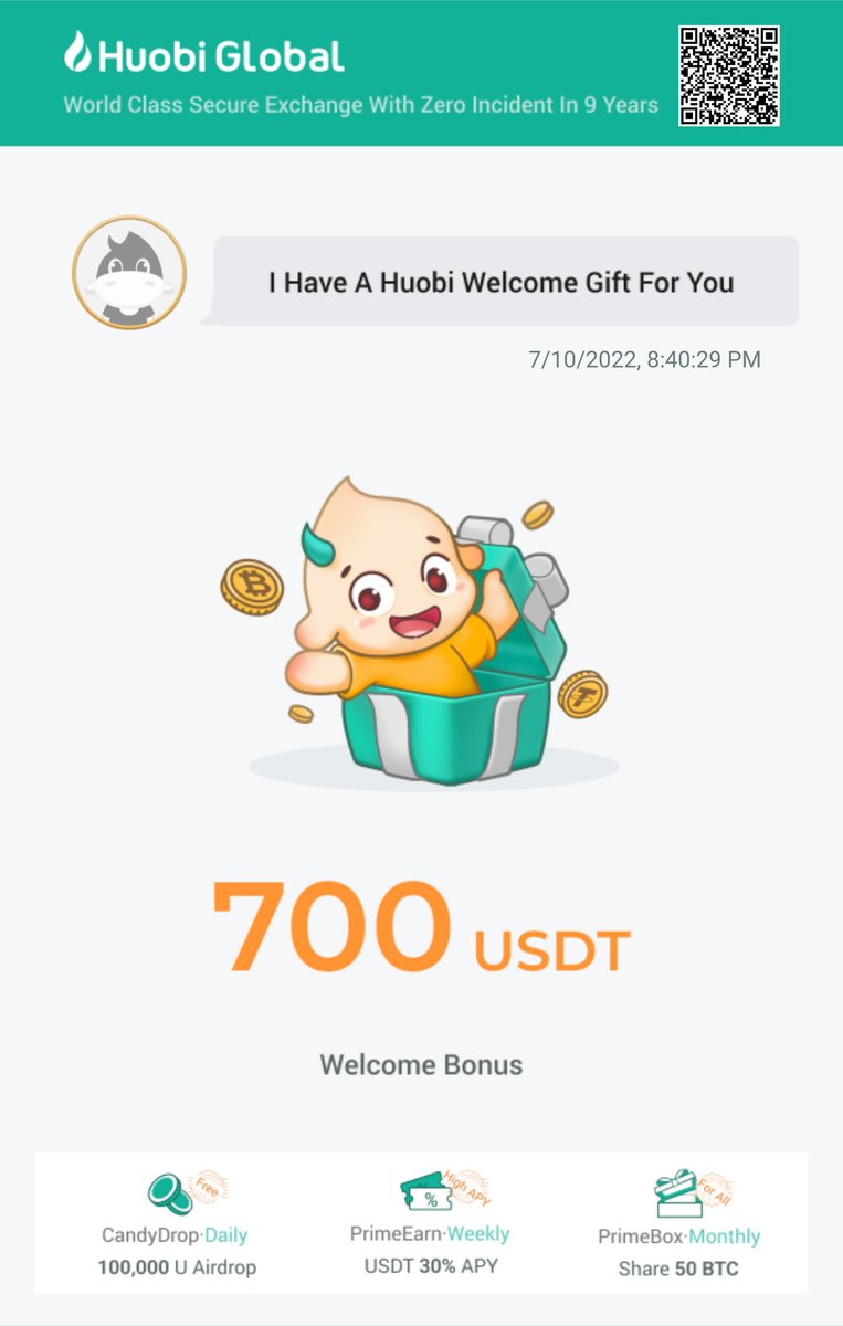 RealThinkLucky's tweet photo. Huobi Global welcome bonus. Download the app. https://t.co/zR0wqS3BEg