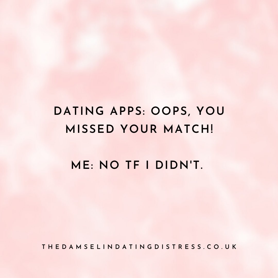 damseldating's tweet photo. Dating apps be like… 🤣⁣

#datingapps #onlinedating #datingsites #moderndating #datingadvice #datinglife #relationshipadvice #datinghumour #nah #giveitamiss #nothanks #datingbelike #missedmatch #datingappsbelike https://t.co/wrfM89XVXl
