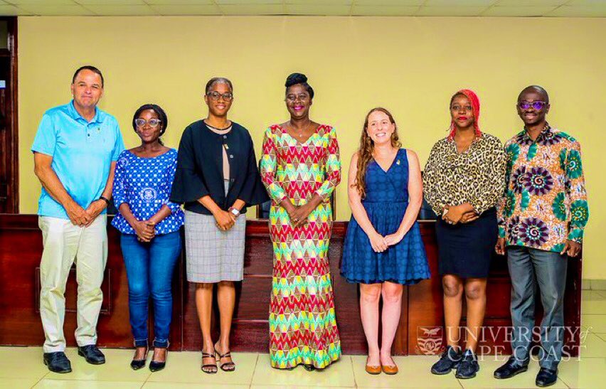 VoiceOfUCC's tweet photo. The University of Cape Coast, UCC, and the University of Connecticut, UCONN, USA, have resolved to step up academic cooperation that will be beneficial to each party. https://t.co/9OP84qZSdx