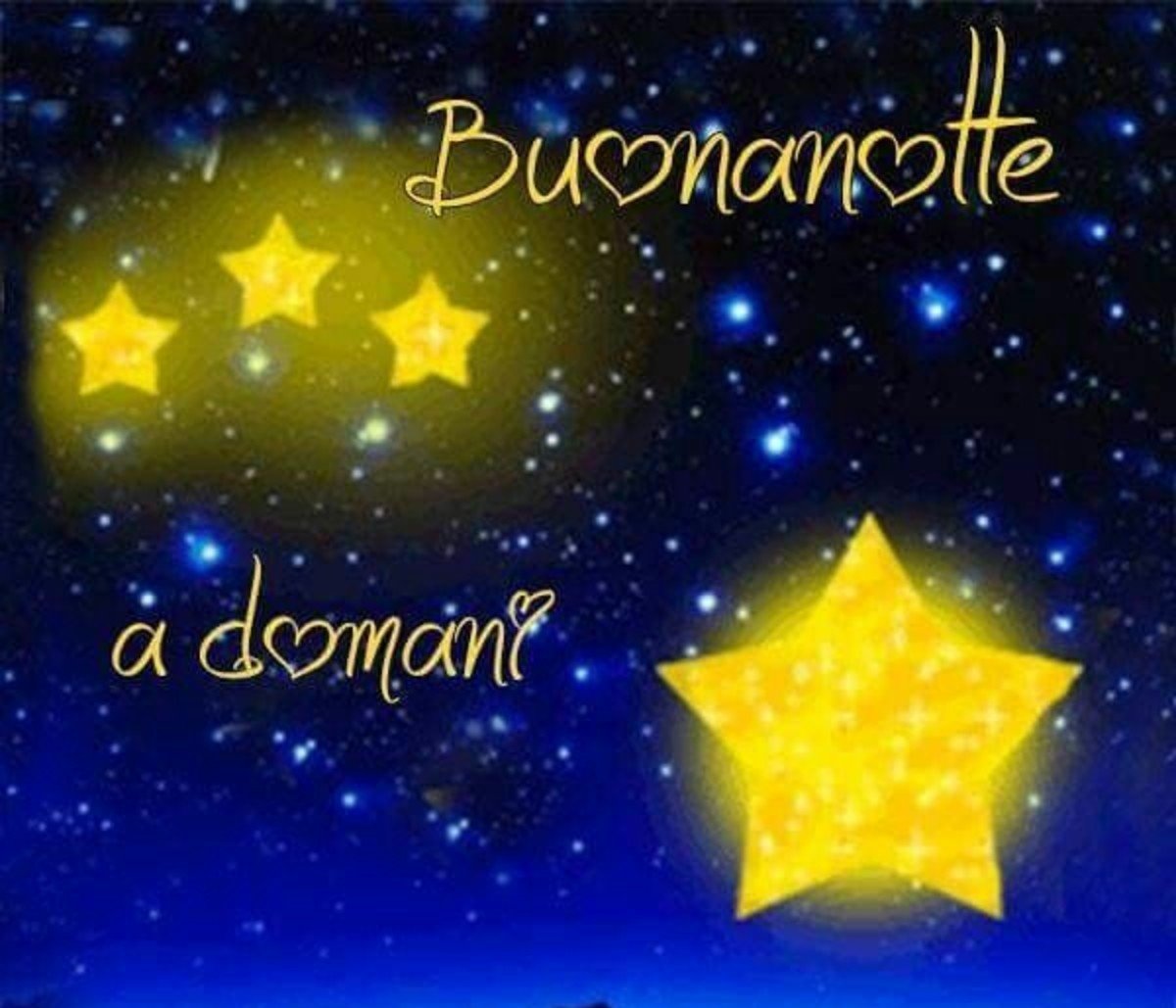 Картинки Buonanotte со звездами