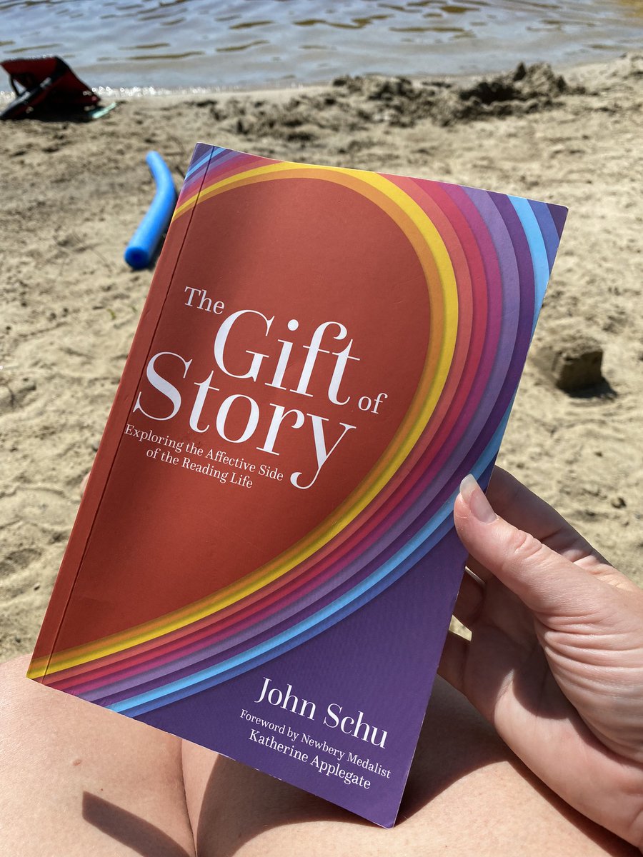 PrincipalGarden's tweet photo. The gift of the stories in this bookโฆcouldnโt ask for more #booklove perfection while enjoying a day at the lake @MrSchuReads @bookelicious @FreadomUSA @BlossJulie #ReadingQueen https://t.co/93LErtcQ6r