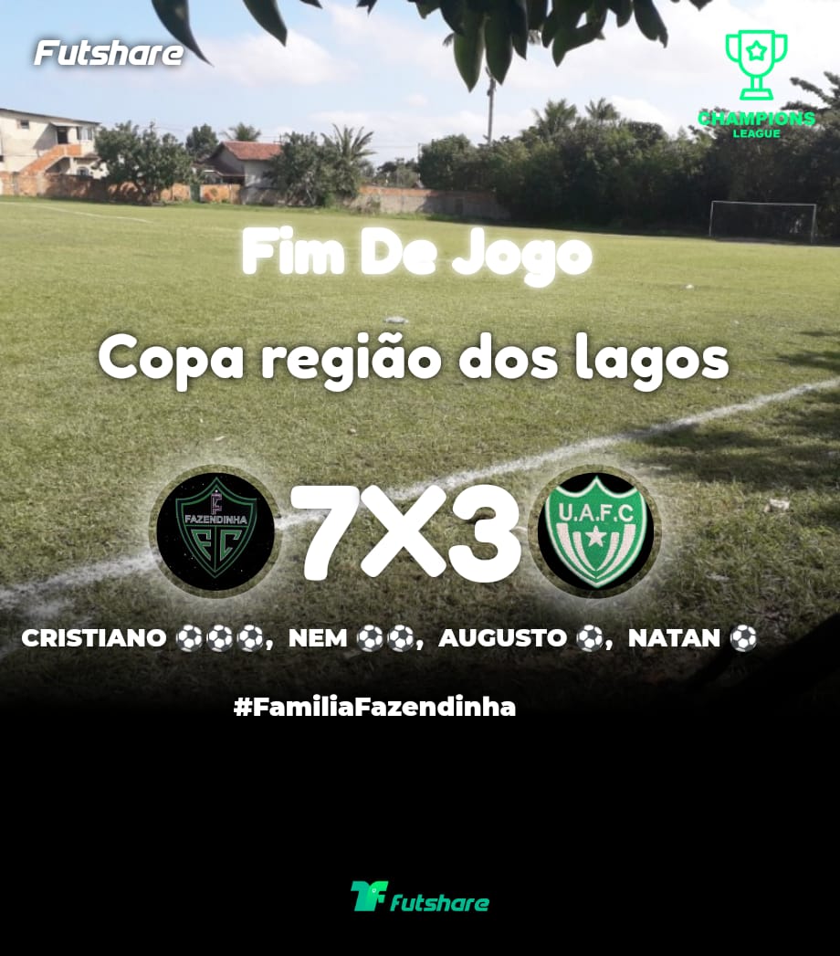 FFazendinha's tweet photo. Fim De Jogo , sobrando em campo , conseguimos uma boa vitória e assim seguir com nosso objetivo 🚀💚🖤
#FazendinhaMaisQueUmTimeUmaFamilia https://t.co/rchiNT6Ijt