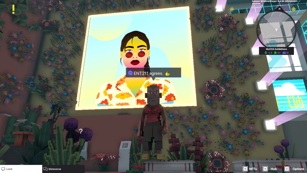 ent_strange's tweet photo. @TheSandboxGame @MOCDA_ I just participated in the #TheSandbox weekly contest for a chance to win 200 mSAND! Here is my favorite piece from the ‘Impossible Worlds’ exhibition, check out my screenshot below!
👇 https://t.co/Ps52uNx5jx