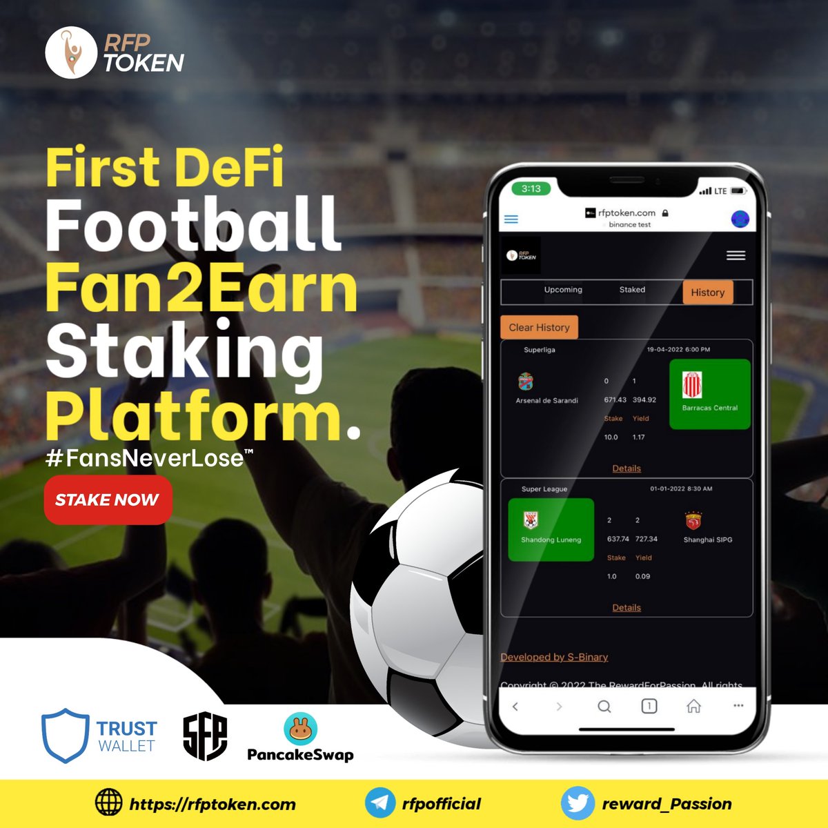 Bamboo takes time to build up a solid foundation but once it starts growing, it shoots for the sky...

The world 🌍 ain't ready yet for how RFP is going to stun them...

#fansNeverLose #RewardForPassion