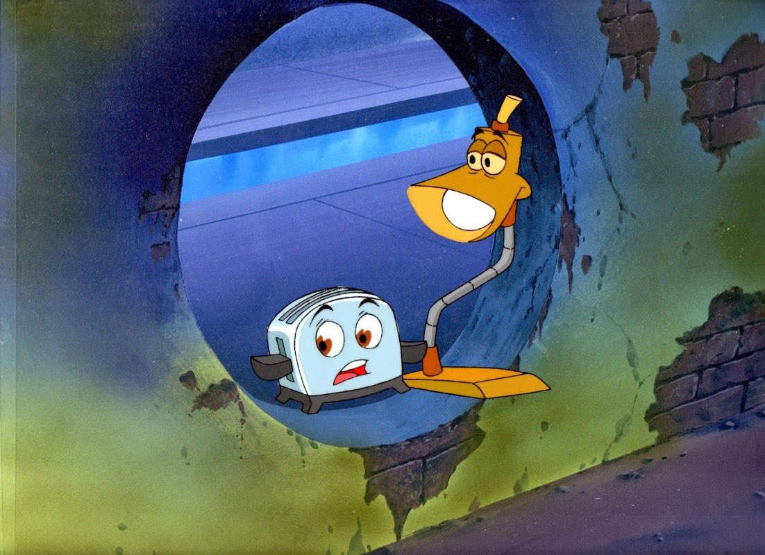 killer1980s's tweet photo. Released July 10, 1987, The Brave Little Toaster is an animated musical film adapted from the 1980 novel by Thomas M. Disch, and directed by Jerry Rees. https://t.co/XaRczfJBzK