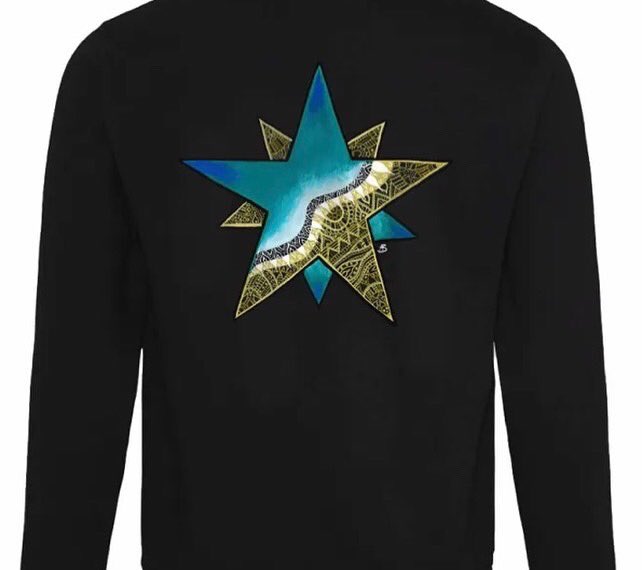 juliabod's tweet photo. The Sea Star - our new design available on all of our tops at https://t.co/at33MLN7wk #uniqueart #artontops #star #sea #shopsmallbusiness https://t.co/jgQIlWMRaL
