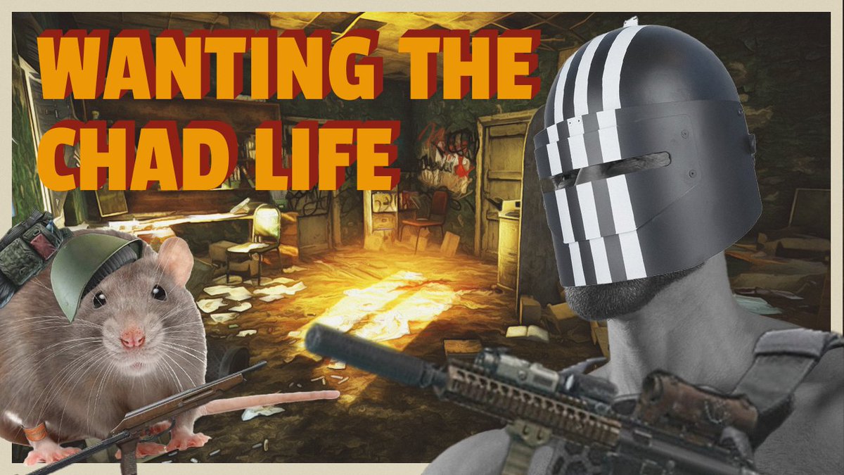 theirishegg's tweet photo. New Video Is Live! I want to be a chad so fucking bad 
#EFT #EscapefromTarkov #YouTuber https://t.co/9LwwTG17Pz