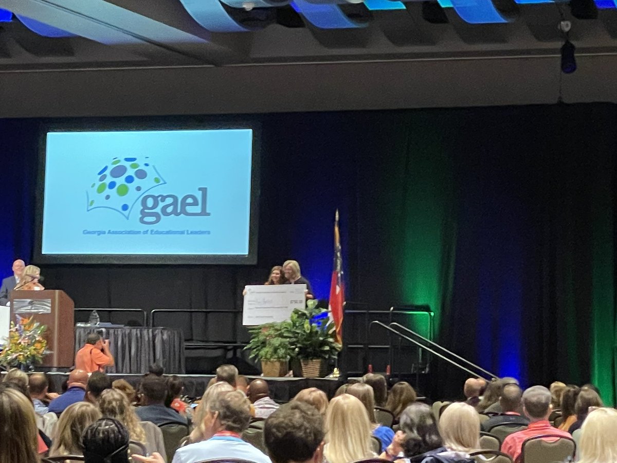 Very proud of my good friend and colleague, Amy Bartlett, on receiving the John Yates Scholarship! #GAEL <a href="/FCSchoolsGA/">Forsyth County Schools</a> <a href="/thebartletts/">Amy Bartlett</a>