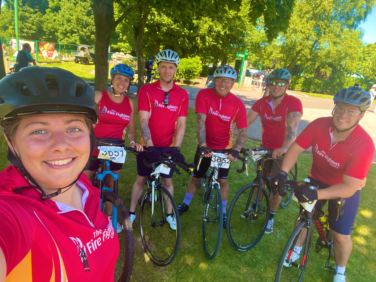Laura_Wheelton's tweet photo. 101km cycled today from Manchester to Blackpool for the fire fighters charity! https://t.co/D7lUy7BAeT