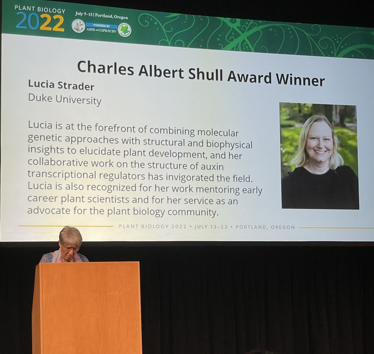 Big congratulations Lucia!  #PlantBio2022 @ASPB