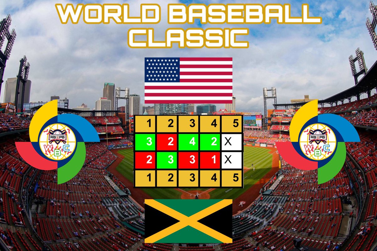WBC: THE USA HAS DONE IT THEY HAVE BEAT JAMAICA AND WON THE 1ST EVER WBC! Every game was a battle for these two they were so evenly matched but in the end <a href="/thohman127/">Tiger</a> pulled ahead and stole the last two games from <a href="/SteViePoPz/">SteViePopz</a> !
Congrats to both teams on getting here.