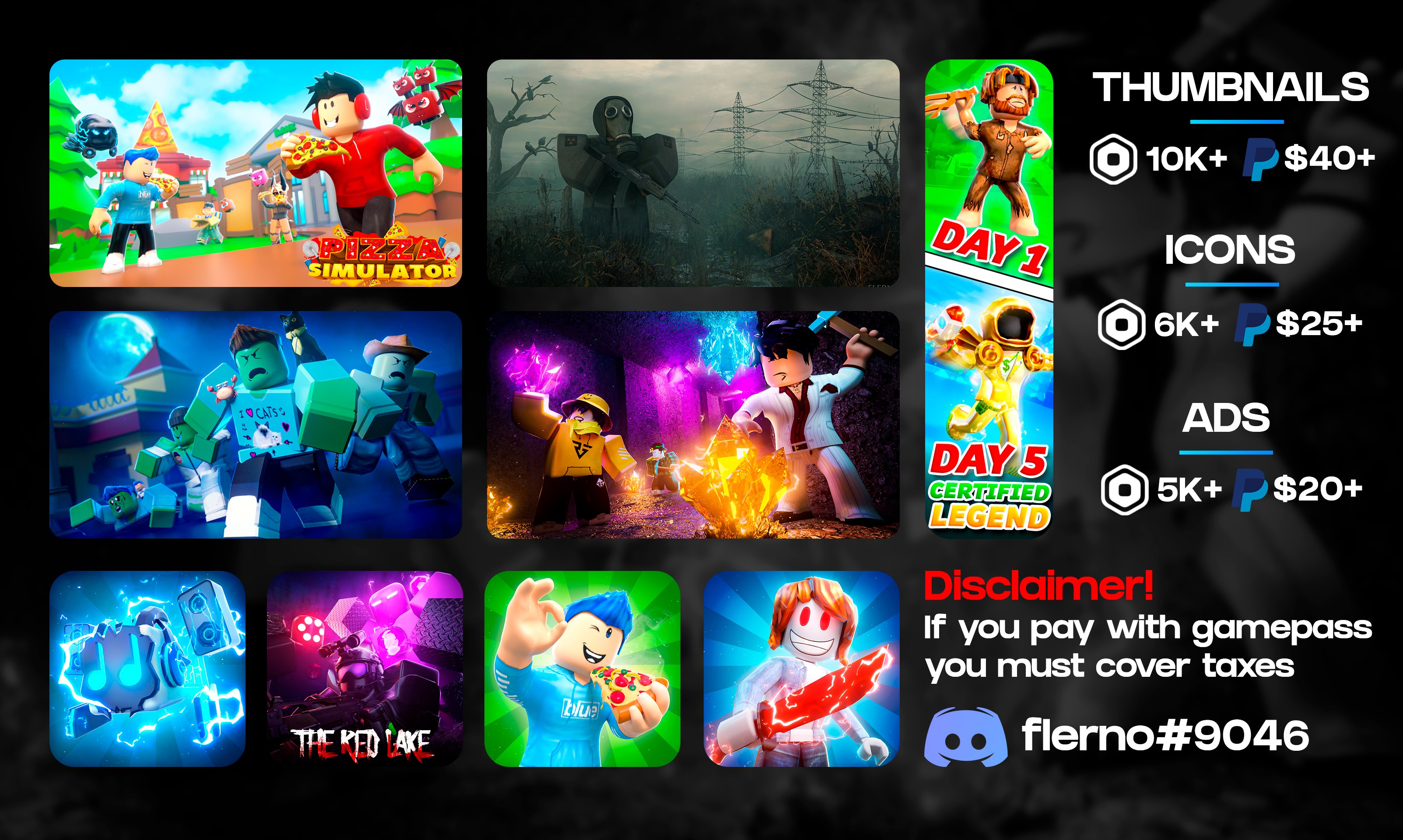 Game Thumbnail Tax Gamepass - Roblox