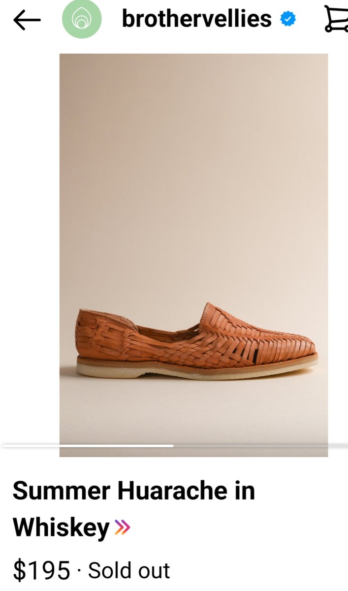 sussexdaily's tweet photo. The #Meghaneffect is real!  #BrotherVellies'  #SummerHuarache in Whiskey, which #Meghan wore on July 4th in Jackson Hole, is sold out! https://t.co/cxWw3xBFWx