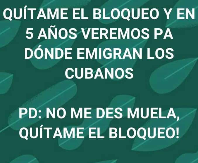 Lisbetms1's tweet photo. El bloqueo es real...somos ese "mal ejemplo" para el mundo capitalista dominante y avasallador...por eso seguiremos siendo la pesadilla para los que pretendan arrebatarnos los sueños✊🇨🇺
#CubaViveYTrabaja #CubaPorLaPaz #GirónMediático #MatancerosEnVictoria 
👇👇👇 https://t.co/KpJsPdfRAR