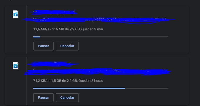 alguien que me explique por que pasa esto? El principio del v&iacute;deo se descarga a buena velocidad, pero