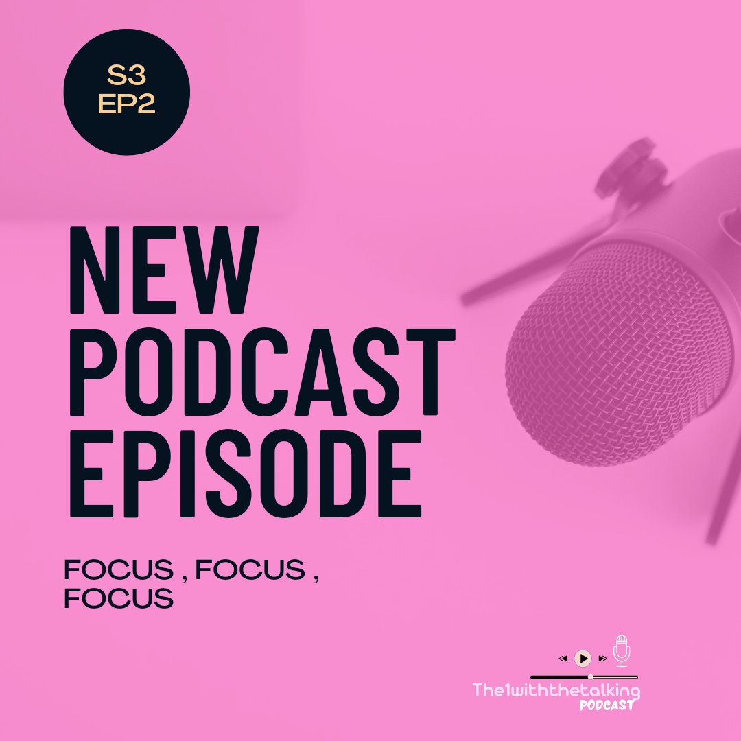 The1withthetalk's tweet photo. Hey fam 
Listen to our most  recent episode titled FOCUS 
https://t.co/vz467Vxrbb https://t.co/Kqv41gdF8S