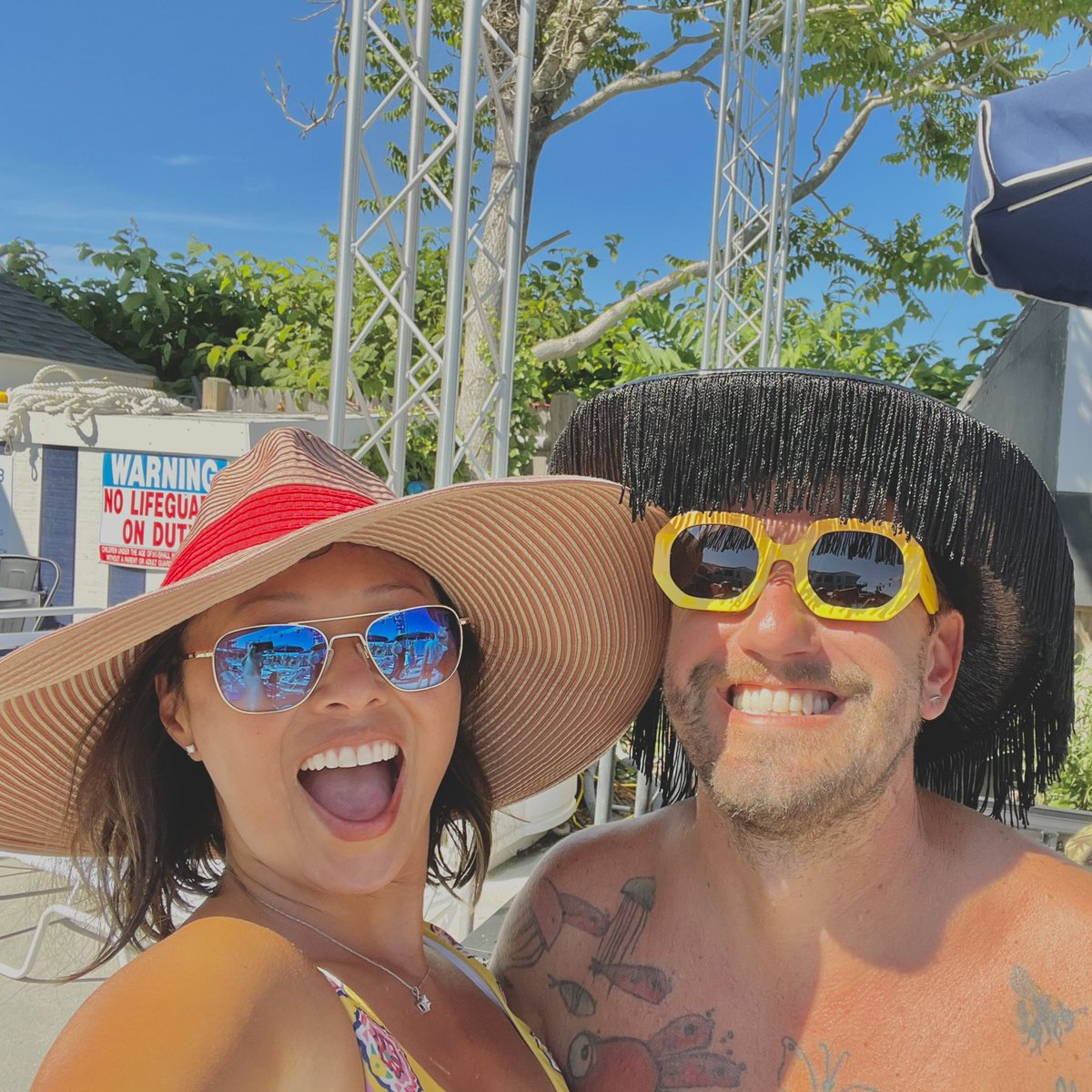 susantran's tweet photo. #191/365 Grateful for a fun last day of vacation; it included #BoatSlip pool with #DeckDaddy, Ed DJing at #Crown, and loads of time catching up with friends. #Gratitude2022 https://t.co/7Re0iYhFOw