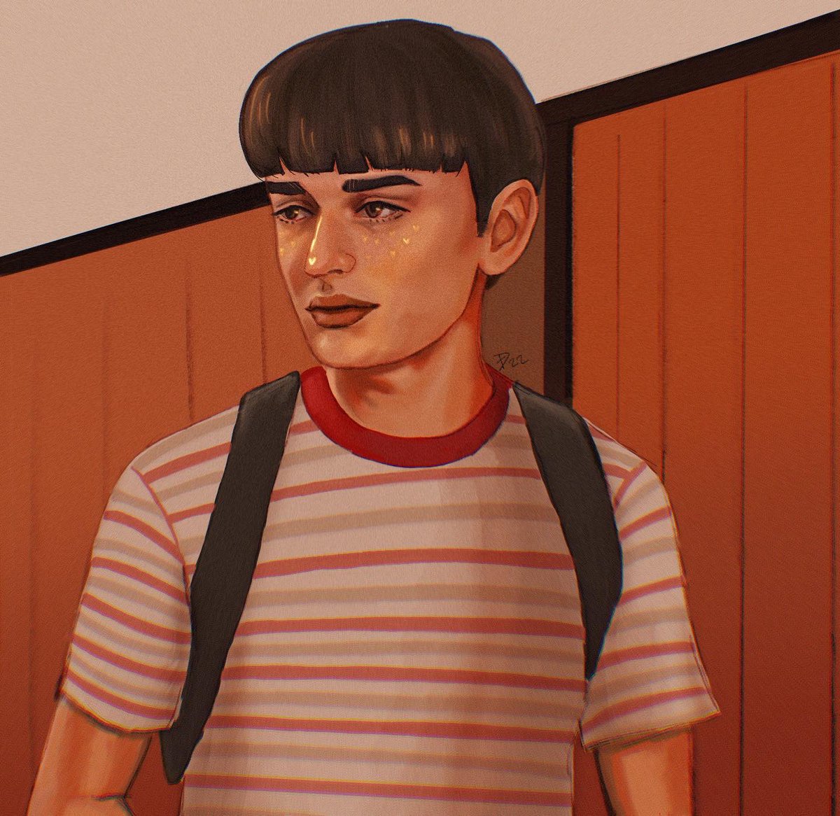 MerridewSmith's tweet photo. Will 🥰 no spoilers I haven’t seen the finale yet 

((#strangerthings #StrangerThingsfanart #procreate)) https://t.co/QqN7xf0Ry0