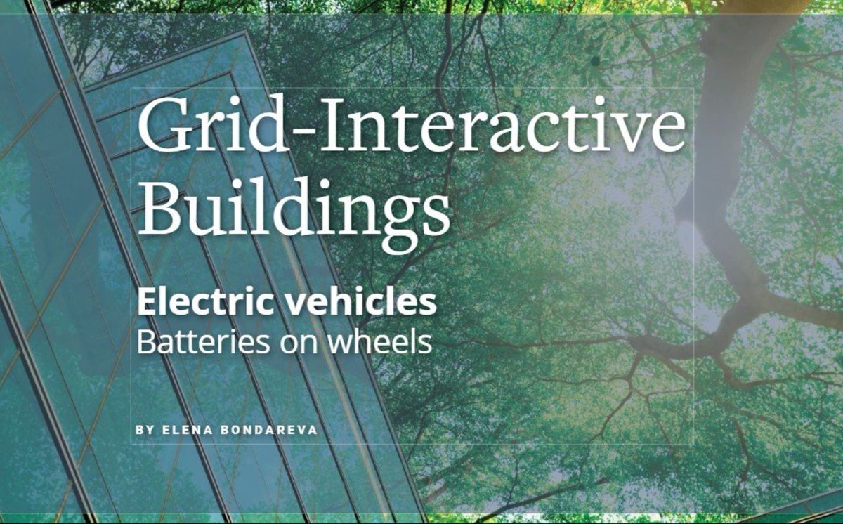 yap_powr's tweet image. 4 - #GridInteractiveBuildings 
@TheFMJ May – June 2022
Electric Vehicles – Batteries on wheels 
👉fmj.ifma.org/publication/?m… 
#GEBs #DERs #VehicleToGrid #V2G #Prosumer #CleanEnergy $POWR #POWR #Powerledger #P2PEnergyTrading #LocalEnergyMarkets #247CFE 
#SmartGrid #ClimateChange