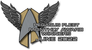 pegasusfleet's tweet photo. CONGRATULATIONS to our monthly Fleet Level Award winners!  
Gold: USS Oberon
Silver: USS Tomcat
Bronze: Deep Space K-17
Post of the Month: USS Poseidon https://t.co/j2Kr1OTS7X