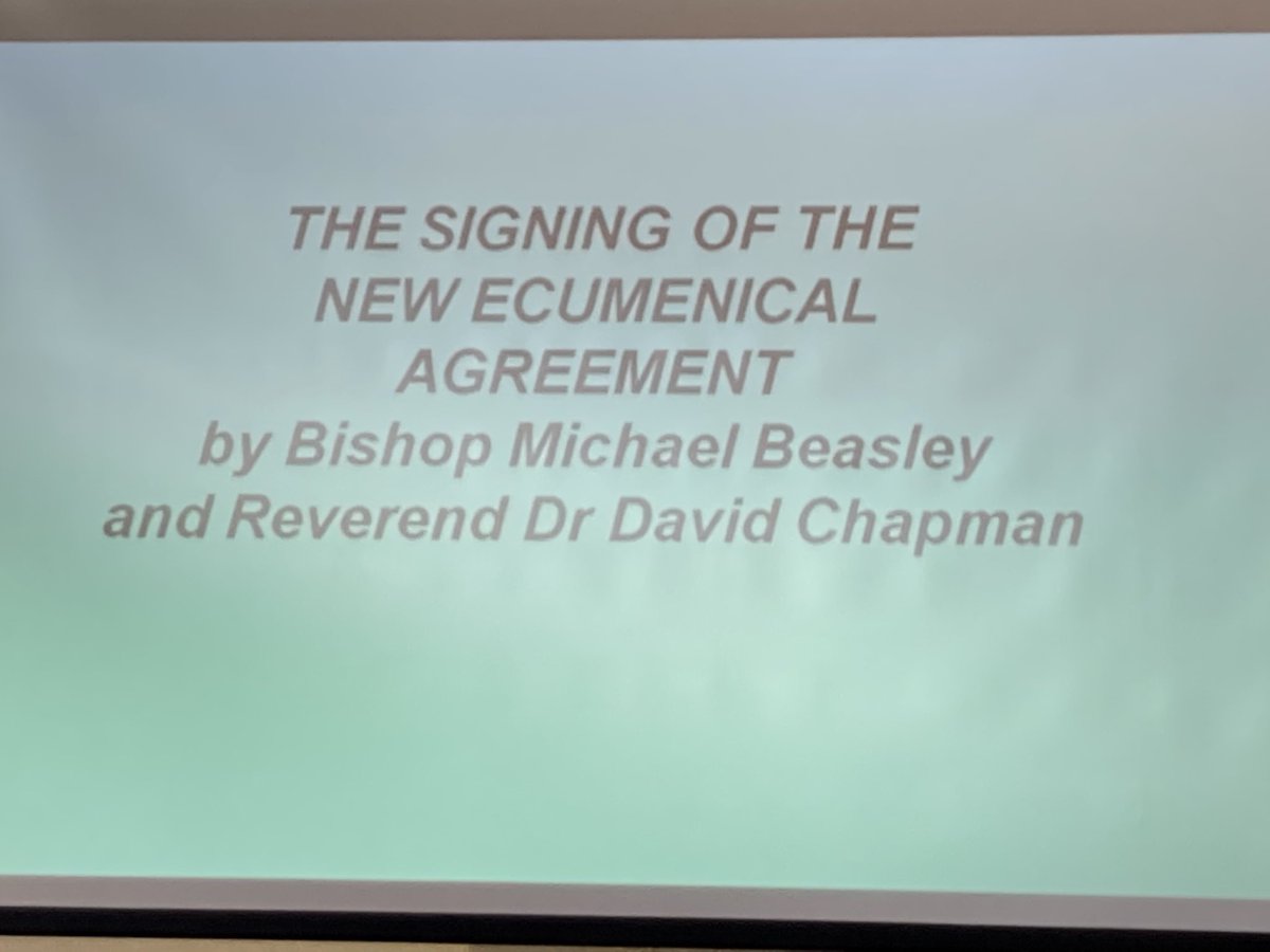 manybut1's tweet image. Great to be at the signing of a new phase of ecumenical partnership in Digswell this evening. #flexibleframework #unity