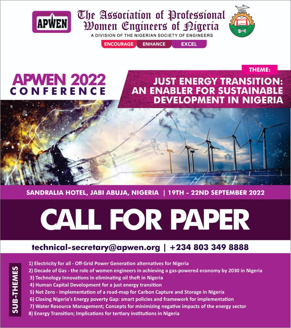 ASSOCIATION OF PROFESSIONAL WOMEN ENGINEERS OF NIG (@apwen_ng) on Twitter photo 