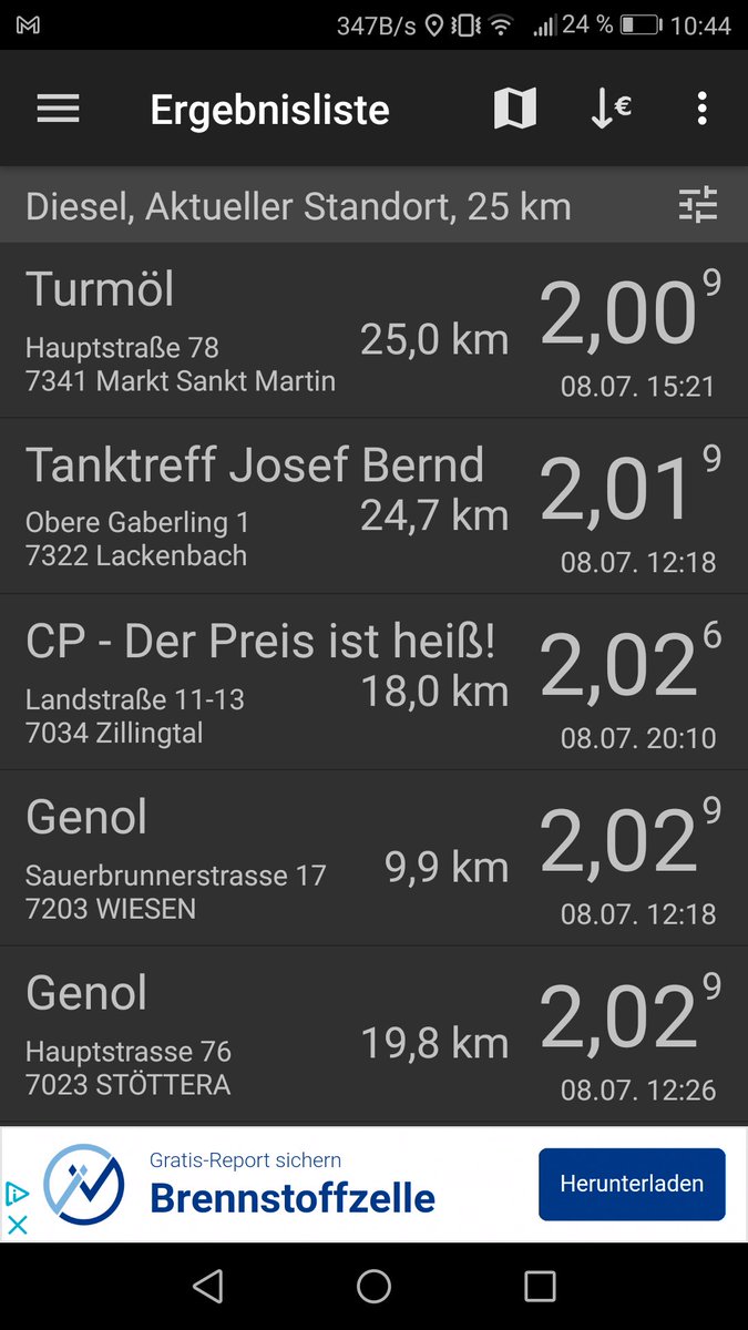 carnica61's tweet photo. @BWB_WETTBEWERB Wenn das keine Absprache ist. Im Radius von 25 km 2 Preiszonen https://t.co/pgNnDEypSc