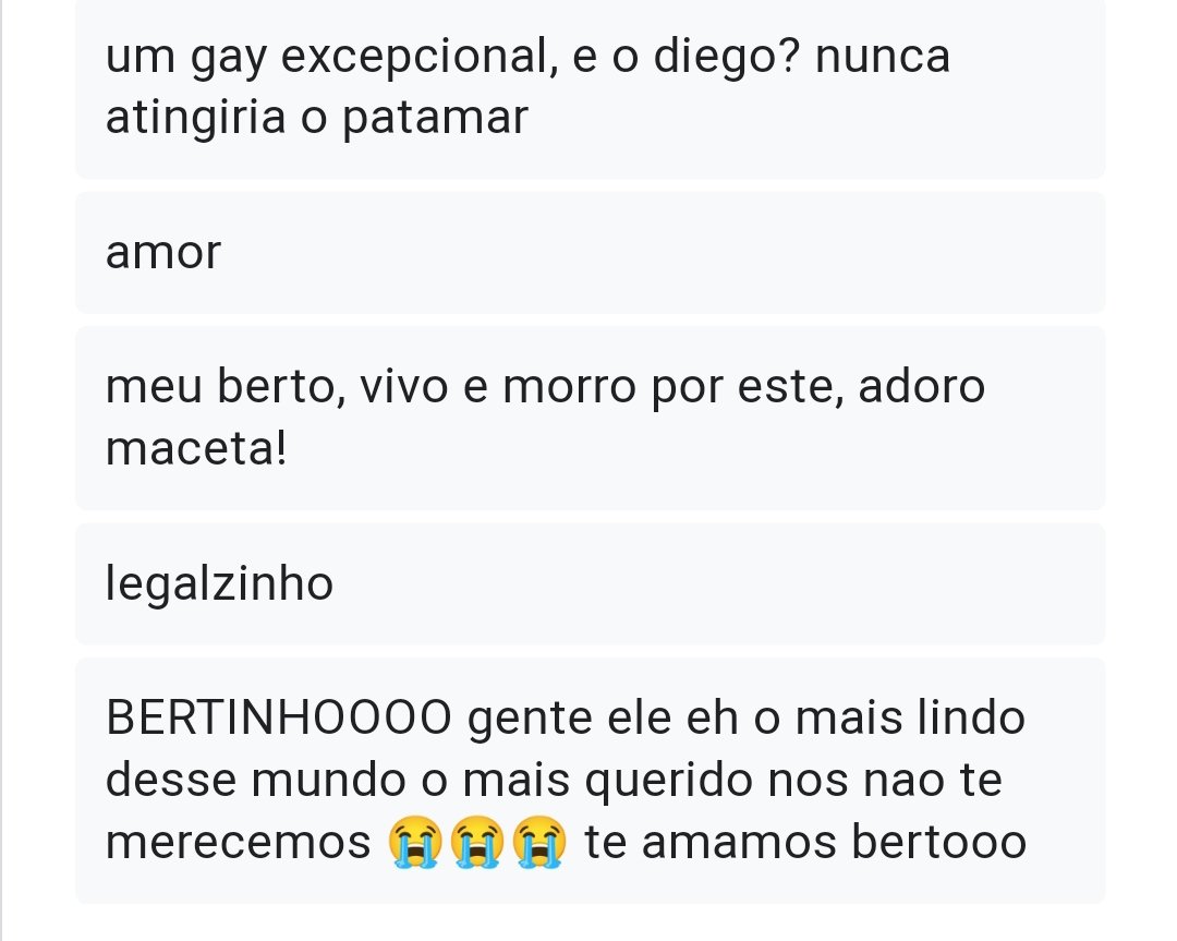 pcfksquad's tweet photo. E TEVE RIVALIDADE ENTRE GAYS! team berto ou team diego? deixem nos comentarios! ofensas a parte, é muito querido por todos e teve ate proposta de casamento! 👀 EH O NOSSO GIL DO VIGOR DA SHOPEE MESMO! @shwnfreak https://t.co/q0GYDaS8qF