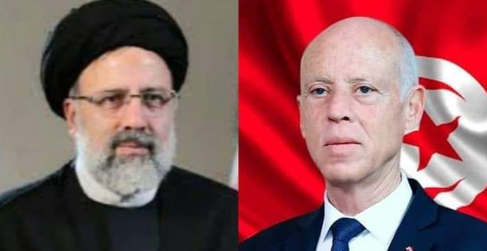 #قيس_سعيد يجري اتصالا هاتفيا مع رئيس إيران إبراهيم رئيسي بمناسبة عيد الأضحى ويؤكد أن هذه المكالمة كانت فرصة للرئيسين للتعبير عن الحرص المشترك على دعم العلاقات بين البلدين لما فيه خير ومصلحة الشعبين الشقيقين..

خبر رسمي 😱😱😱
#تونس ما ناقصها إلا إيران 🤦🏻‍♂️