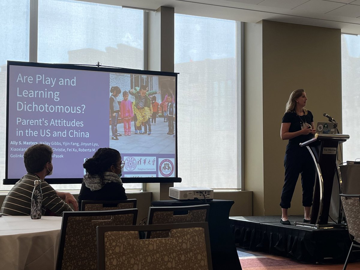 Parents in the US and China see the learning value of play. Exciting first look at an ongoing survey project by <a href="/TUinfchildlab/">Temple Infant and Child Lab</a> and an incredible team of collaborators! <a href="/Infantstudies/">ICIS</a> #ICIS2022