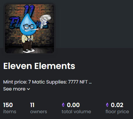 11ElementsNFT's tweet photo. Already 150Minted in presale and it's been 3h 😱🔥  @everyone    
Thanks to the 10 person that already minted 🧙‍♂️

First 🎉weekly-giveaway in discord is about to be juicy 🤑🍉  #NFT #NFTdrop #NFTcollection 

Join ou discord https://t.co/SV5CTcHxlN <3 https://t.co/hY17XIgS6D