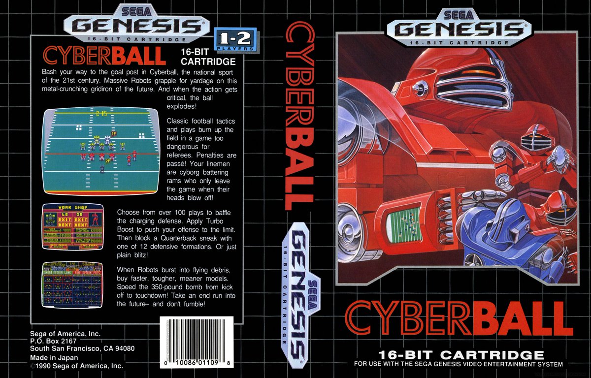 matthewhenzel's tweet photo. Another scan in the can.. Direct link to high resolution image (before Twitter reduces the quality) https://t.co/FZI5kOTcVO
#CyberBall #SegaGenesis #VGOScans https://t.co/DlfORIZMM2