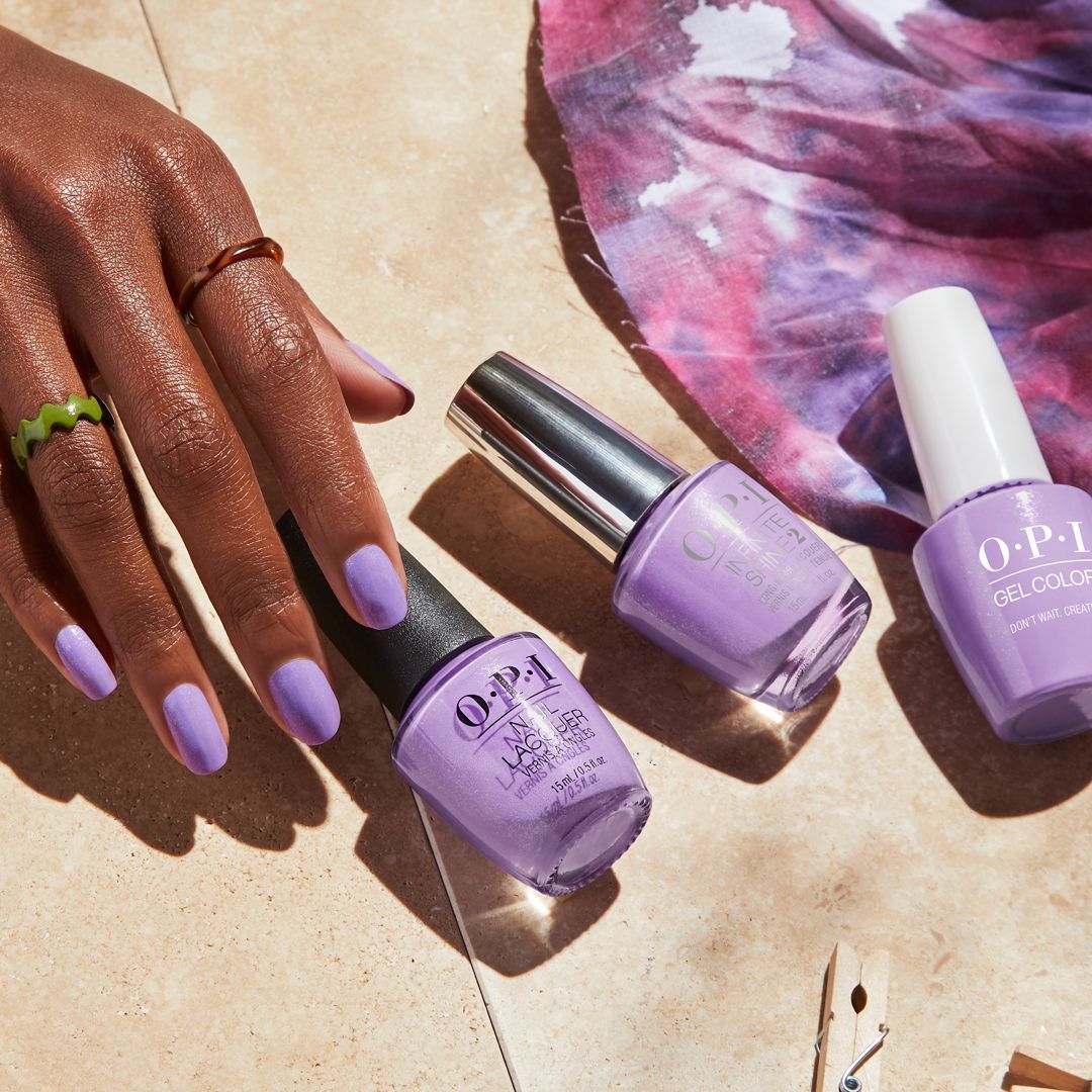 OPI_PRODUCTS's tweet image. Mani-fest your artistic vision with this calming lavender. Time is of the essence, so #DontWaitCreate!