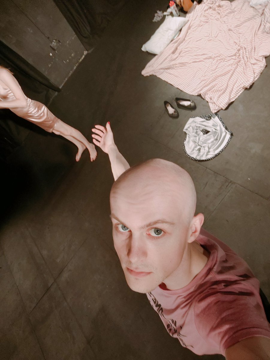 I'm here, I'm queer, and I was in a play today. (Featuring the legs of the fabulous and multitalented <a href="/JenetLeLacheur/">Jenet Le Lacheur</a>)