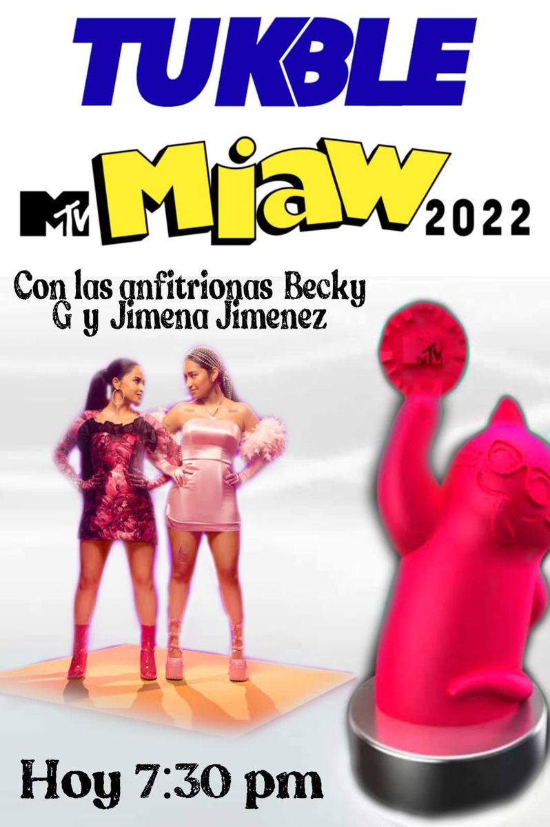 Solo unas horas para disfrutar de la #PinkCarpetMTVMIAW y posteriormente ver los #MTVMIAW2022 

¿Quien jala? 🗽

#MTVLAFANDOMEXO #MIAW2022 #SomosTuKble #9DeJulio #MTVLAKPOPBTS #DomingoDeGanarSeguidores #DomingoDeSeguirZurdos