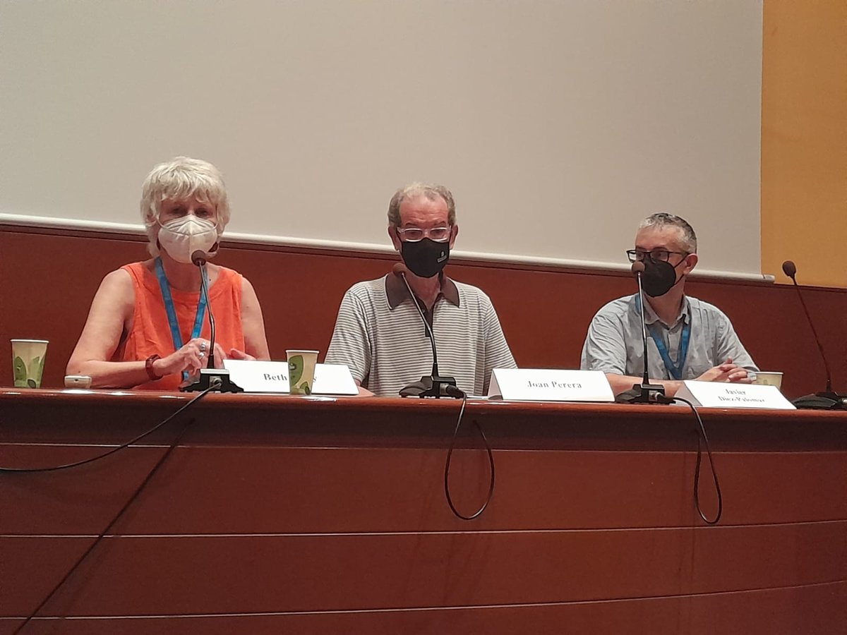 JavierDiez1's tweet photo. Today Beth Kelly, Chair of the ALM, Joan Perera, Director of the Department of Linguistic and Literary Education, and Teaching and Learning of Experimental Sciences and Mathematics @UniBarcelona and @JavierDiez1 chair of the Local Committee started the #ALM29 conference https://t.co/S0lO4Ihjqe