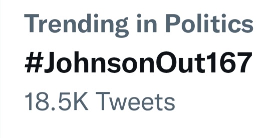 FightingAnne1's tweet photo. ๐ฅ18.5k tweets 22.18๐ฅ
DAY 167
#JohnsonOut167 โค๐งก๐
Not Moving On
Get Exit Done
We're WINNING
Ignore those saying the NUMBERS don't work.
We trend daily, keeping JOHNSON OUT front of mind!
#CostOfLivingCrisis
#Partygate
#GetExitDone
#NotMovingOn
#JohnsonOut166
#ToriesOut3 https://t.co/l3UKqIdQBJ