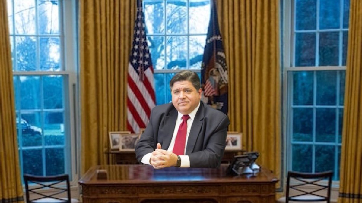 PritzkerForPrez's tweet photo. Forget your troubles. A little over two years from now, all your problems will feel so distant, so insignificant. https://t.co/4AIYCNKWGc