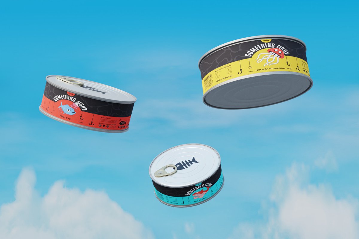 PlasticHelm's tweet photo. Check out new work on my @Behance profile: "Something fishy Canned food packaging" https://t.co/Kyvy0nDFTy 
#3D #illustration #packaging #pollution #fish #food https://t.co/IPPHPl8hyA