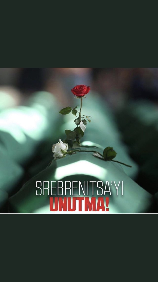 #Srebrenitsa unutmadık 🦋