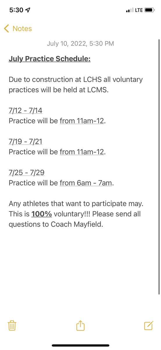 LC Track&Field tweet media