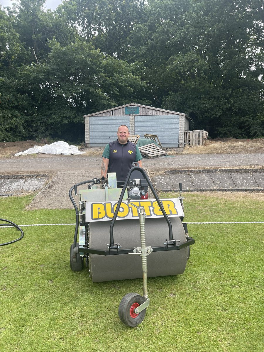 Brand new mini Blotter Delivered and Demonstrated to <a href="/MoseleyCC/">Moseley Cricket Club</a>