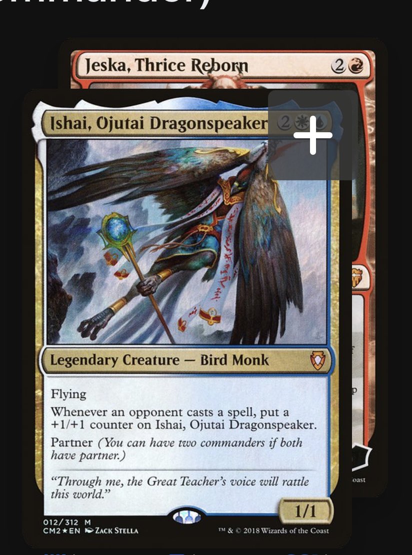 is this a playable commander? 👀 #magicthegathering