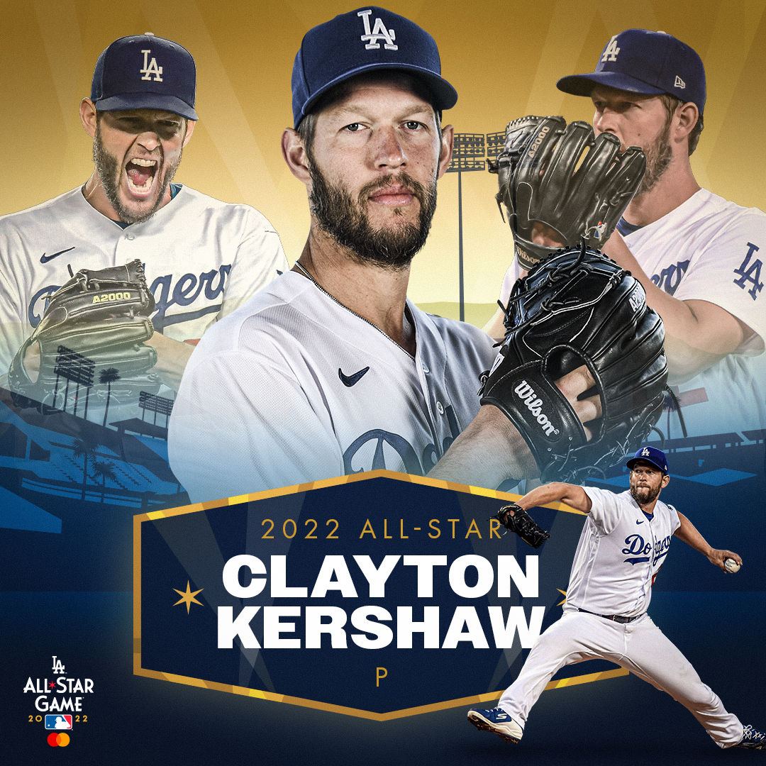 Los Angeles Dodgers on X: ALL-STAR, CLAYTON KERSHAW. ⭐️ https